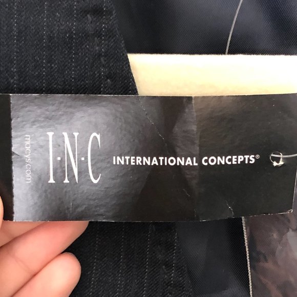 I.N.C INTERNATIONAL CONCEPTS Rockabilly Pin Stripe Vest - NWT's - Picture 9 of 15